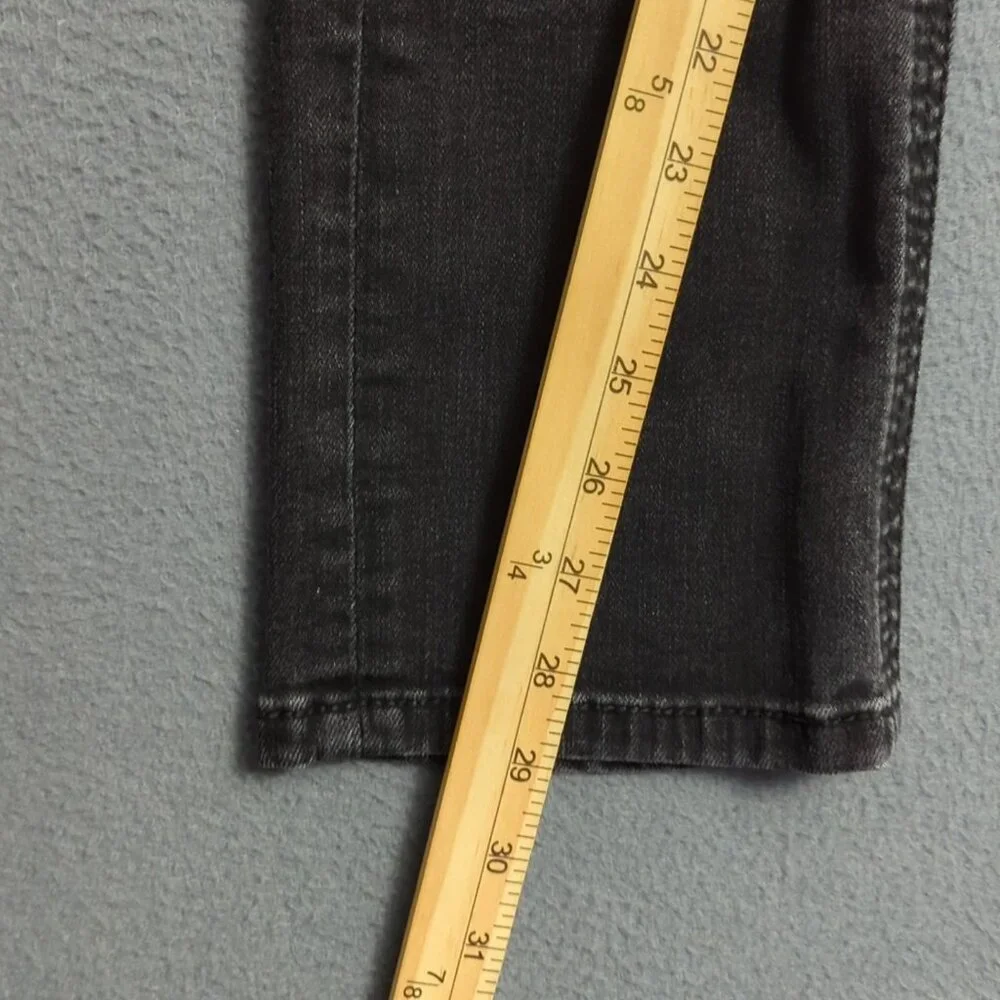 American Fighter Jeans Men's 28 Short Black Striker Relaxed Straight Distressed